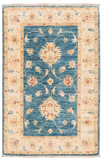 handgeknüpfter Orienteppich Ferahan aus Afghanistan Maß 87x58 cm