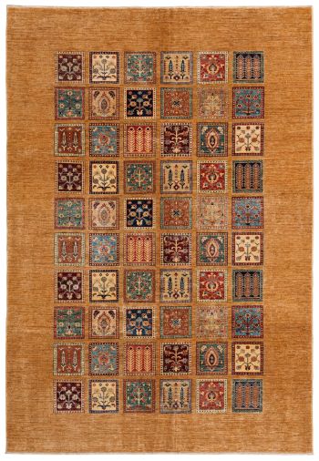 handgeknüpfter Orienteppich Ferahan-Bachtiari aus Afghanistan Maß 296x203 cm