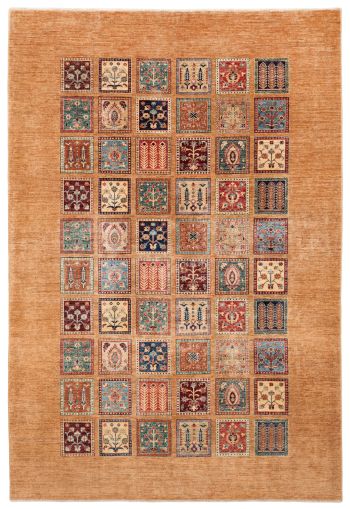 handgeknüpfter Orienteppich Ferahan-Bachtiari aus Afghanistan Maß 296x203 cm