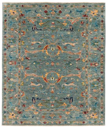 handgeknüpfter Orienteppich Ferahan-Novum aus Afghanistan Maß 182x153 cm