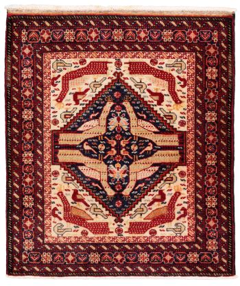 handgeknüpfter Orienteppich Ferdos aus Persien Maß 83x73 cm