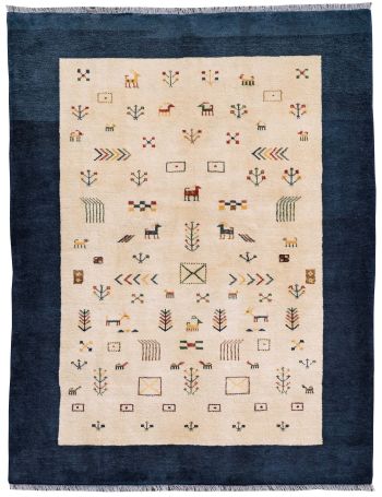 handgeknüpfter Orienteppich Gabbeh aus Persien Maß 200x155 cm