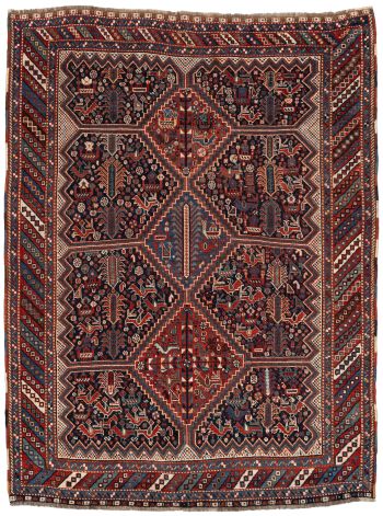 handgeknüpfter Orienteppich Gaschgai aus Persien Maß 205x151 cm