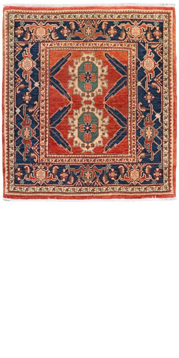 handgeknüpfter Orienteppich Ghadimi aus Persien Maß 135x122 cm