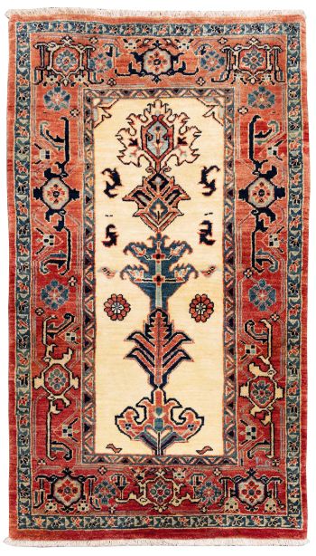 handgeknüpfter Orienteppich Ghadimi aus Persien Maß 140x82 cm