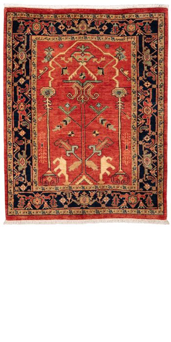 handgeknüpfter Orienteppich Ghadimi aus Persien Maß 160x125 cm