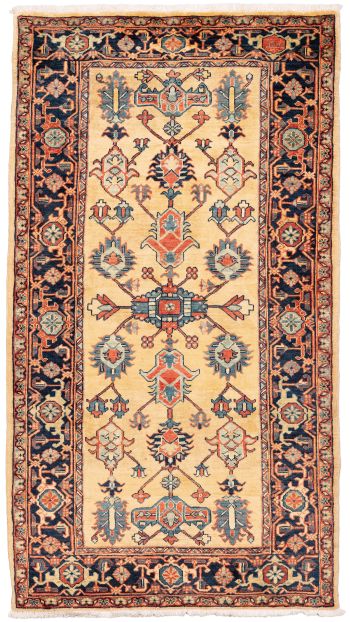handgeknüpfter Orienteppich Ghadimi aus Persien Maß 199x111 cm