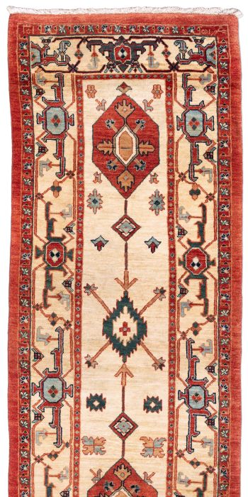 handgeknüpfter Orienteppich Ghadimi aus Persien Maß 225x85 cm