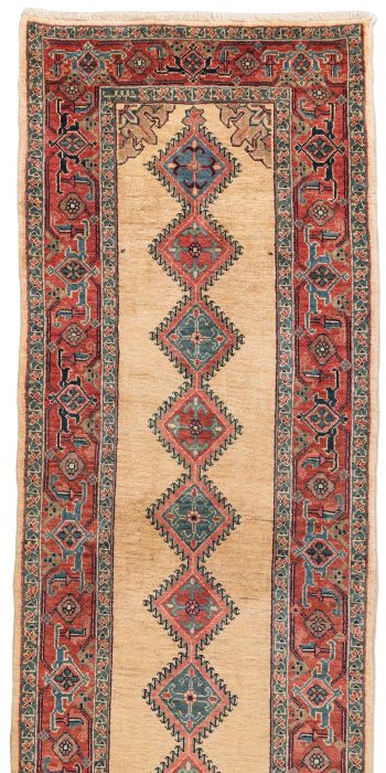 handgeknüpfter Orienteppich Ghadimi aus Persien Maß 292x83 cm