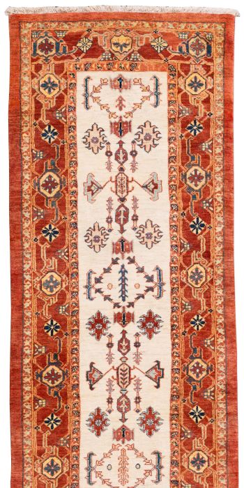handgeknüpfter Orienteppich Ghadimi aus Persien Maß 292x90 cm