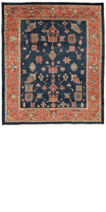 handgeknüpfter Orienteppich Ghadimi aus Persien Maß 301x255 cm