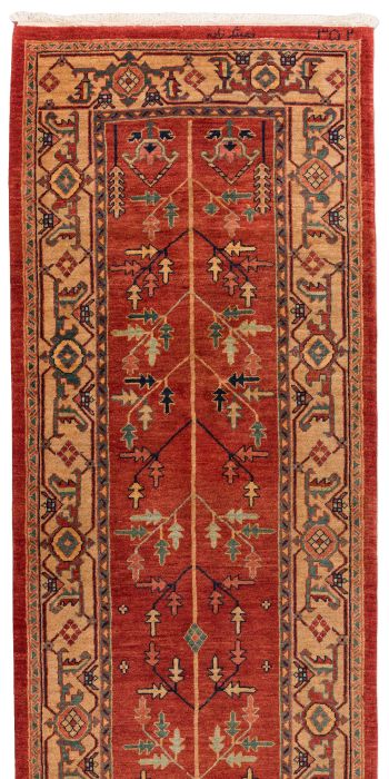 handgeknüpfter Orienteppich Ghadimi aus Persien Maß 307x93 cm