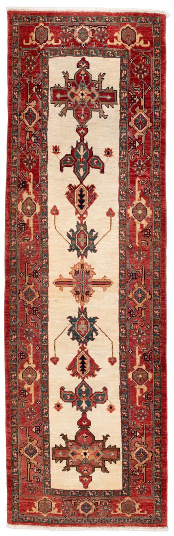 handgeknüpfter Orienteppich Ghadimi aus Persien Maß 310x96 cm