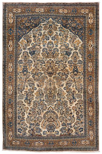 handgeknüpfter Orienteppich Ghiassabad aus Persien Maß 207x136 cm