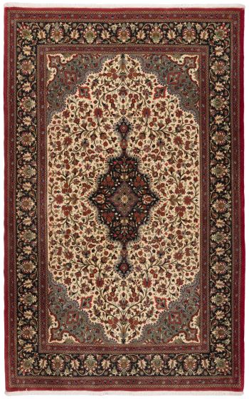 handgeknüpfter Orienteppich Ghom aus Persien Maß 222x138 cm