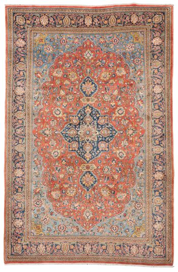 handgeknüpfter Orienteppich Ghom aus Persien Maß 326x215 cm