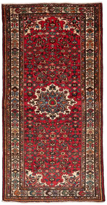 handgeknüpfter Orienteppich Hossenabad aus Persien Maß 210x109 cm