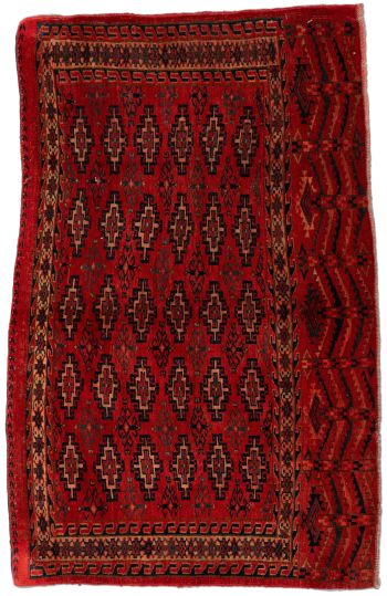 handgeknüpfter Orienteppich Jomuth aus Turkmenistan Maß 108x67 cm