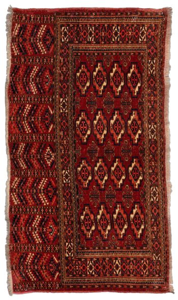 handgeknüpfter Orienteppich Jomuth aus Turkmenistan Maß 122x70 cm