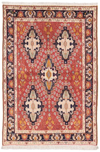 handgeknüpfter Orienteppich Kaschkuli aus Persien Maß 146x100 cm