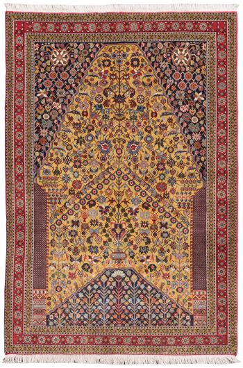 handgeknüpfter Orienteppich Kaschkuli aus Persien Maß 147x100 cm