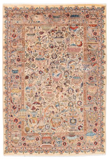 handgeknüpfter Orienteppich Kaschmar aus Persien Maß 289x194 cm