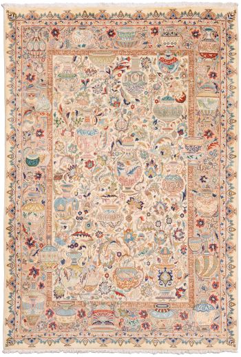 handgeknüpfter Orienteppich Kaschmar aus Persien Maß 290x200 cm