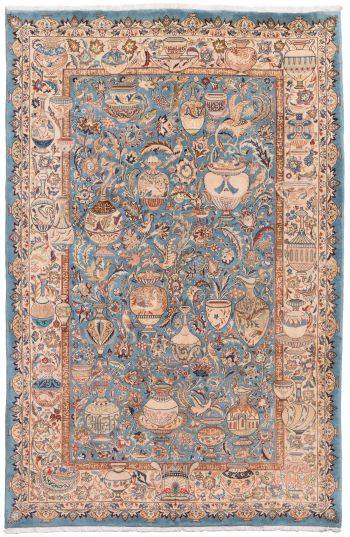 handgeknüpfter Orienteppich Kaschmar aus Persien Maß 300x197 cm