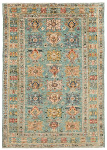 handgeknüpfter Orienteppich Kazak aus Afghanistan Maß 237x167 cm