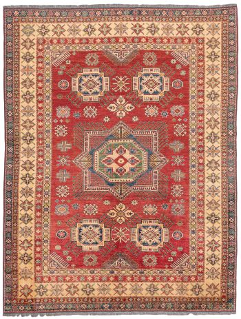handgeknüpfter Orienteppich Kazak aus Afghanistan Maß 300x227 cm