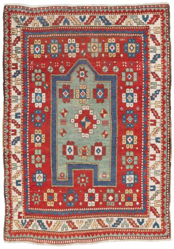 handgeknüpfter Orienteppich Kazak aus Kaukasus Maß 160x115 cm