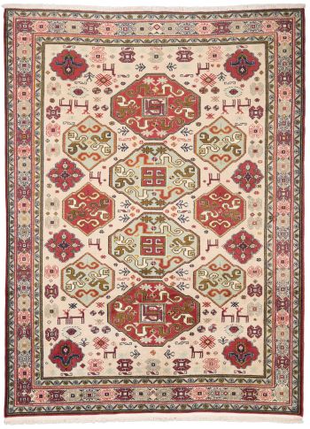 handgeknüpfter Orienteppich Kazak aus Kaukasus Maß 286x211 cm