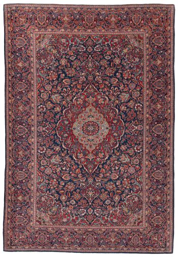 handgeknüpfter Orienteppich Keschan aus Persien Maß 200x137 cm