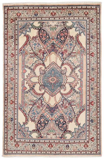 handgeknüpfter Orienteppich Keschan aus Persien Maß 208x135 cm