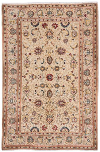 handgeknüpfter Orienteppich Keschan aus Persien Maß 208x138 cm