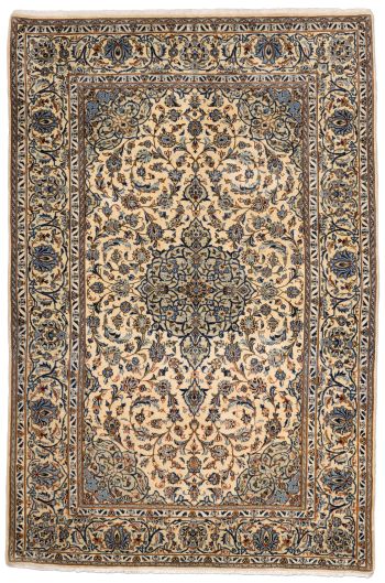 handgeknüpfter Orienteppich Keschan aus Persien Maß 218x143 cm