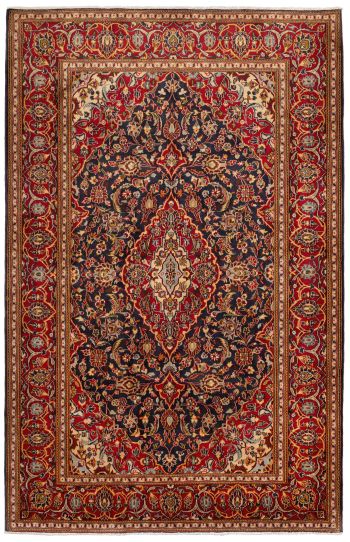 handgeknüpfter Orienteppich Keschan aus Persien Maß 220x142 cm