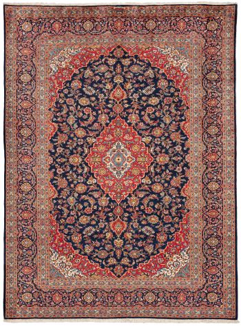 handgeknüpfter Orienteppich Keschan aus Persien Maß 362x270 cm