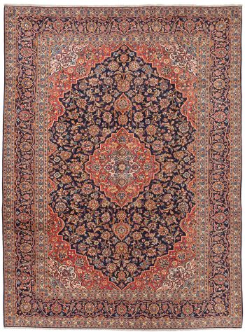 handgeknüpfter Orienteppich Keschan aus Persien Maß 393x292 cm