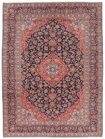 handgeknüpfter Orienteppich Keschan aus Persien Maß 393x292 cm