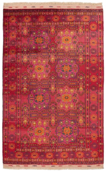 handgeknüpfter Orienteppich Kizelayak aus Turkmenistan Maß 262x163 cm