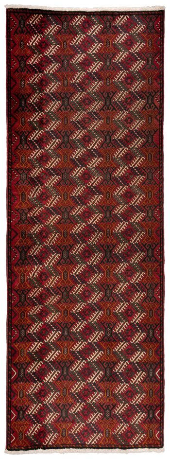 handgeknüpfter Orienteppich Kurdi aus Persien Maß 300x109 cm