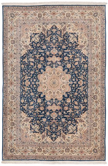 handgeknüpfter Orienteppich Nain aus China Maß 283x187 cm