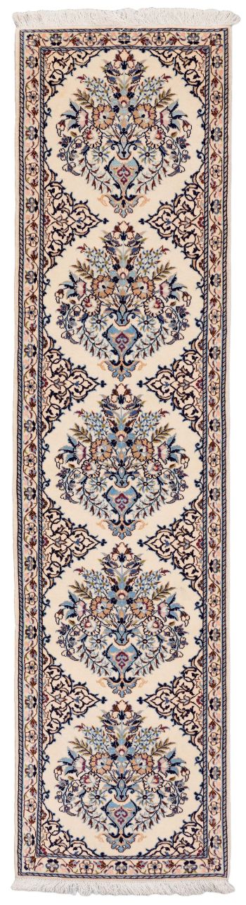 handgeknüpfter Orienteppich Nain aus Persien Maß 193x49 cm