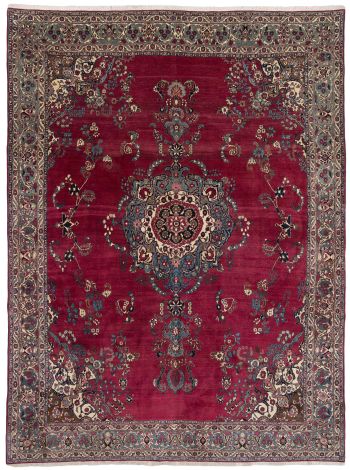 handgeknüpfter Orienteppich Nain aus Persien Maß 405x305 cm