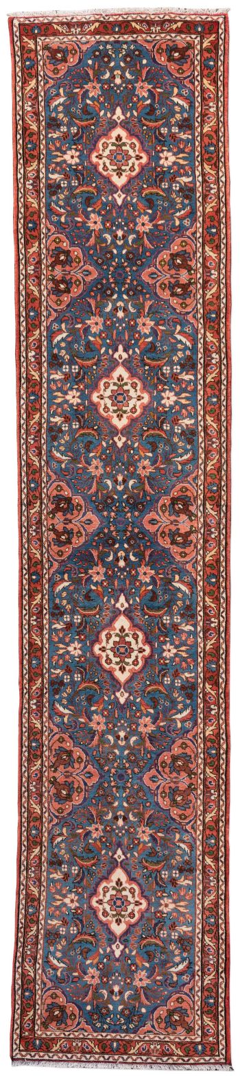 handgeknüpfter Orienteppich Rudbar aus Persien Maß 376x79 cm