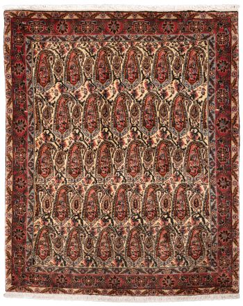 handgeknüpfter Orienteppich Sanandaj aus Persien Maß 152x125 cm