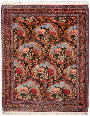 handgeknüpfter Orienteppich Sanandaj aus Persien Maß 153x126 cm
