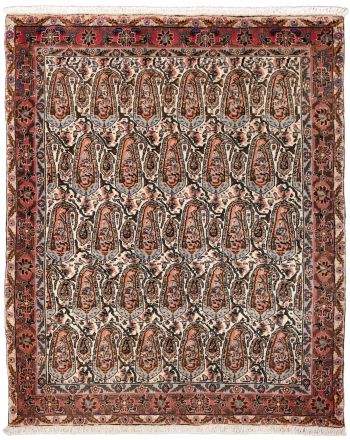 handgeknüpfter Orienteppich Sanandaj aus Persien Maß 153x126 cm