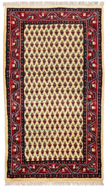 handgeknüpfter Orienteppich Sarough aus Indien Maß 165x92 cm
